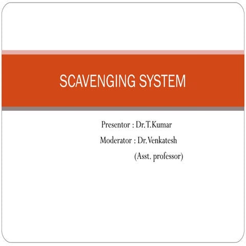 Scavenging system in operating room