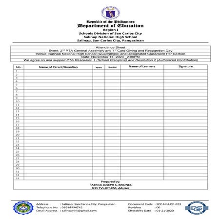 SCC-NIU-QF-023-ATTENDANCE-SHEET-01132020.doc