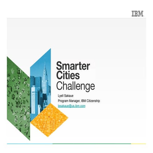 Urban Systems Collaborative Webinar Series | Lyell Sakaue - IBM Smarter Citie...