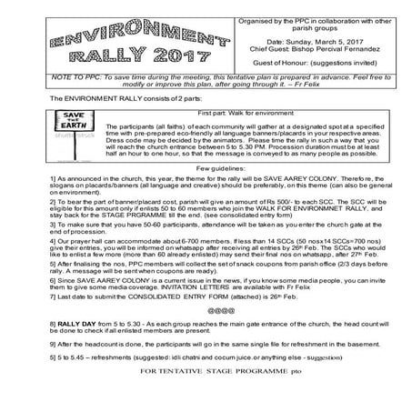 Environment rally entry form | DOCX