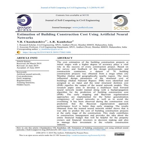 Cost Effective Methods in Construction Engineering | PDF