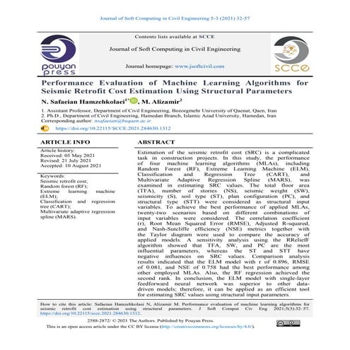 Performance Evaluation of Machine Learning Algorithms for Seismic ...