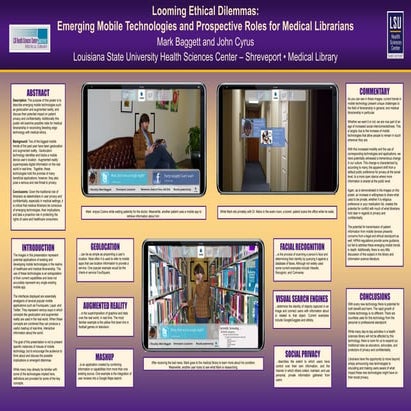 Looming Ethical Dilemmas:  Emerging Mobile Technologies and Prospective Roles...