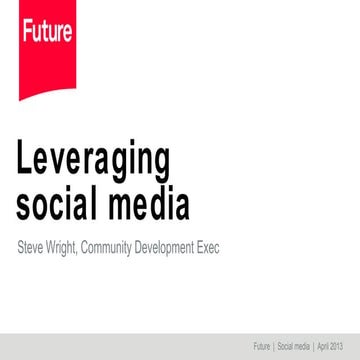 Leveraging social media