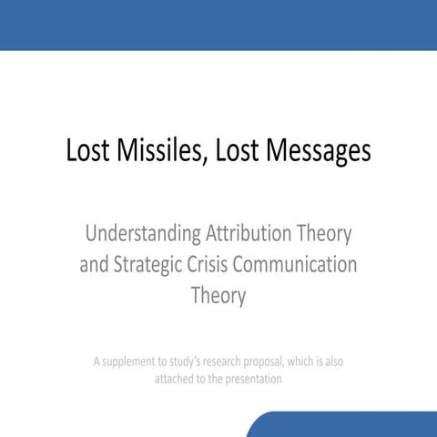 Strategic Crisis Communication Theory