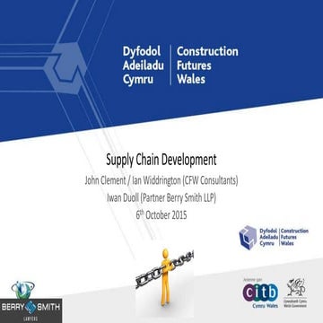 CFW Supply Chain Event - Contract Law - Berry Smith LLP