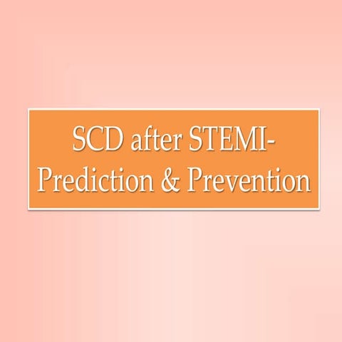 Scd after stemi