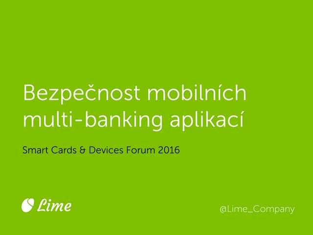 Smart Cards and Devices Forum 2016 ...