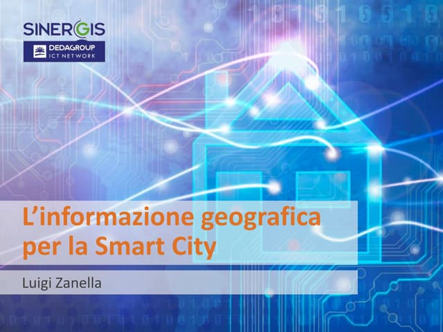 L'informazione geografica per le Smart City