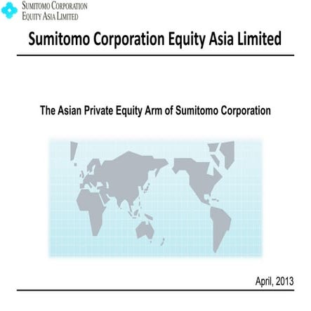 Sumitomo Corporation Equity Asia Company Introduction