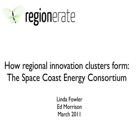 Forming the Clean Energy Cluster on the Space Coast