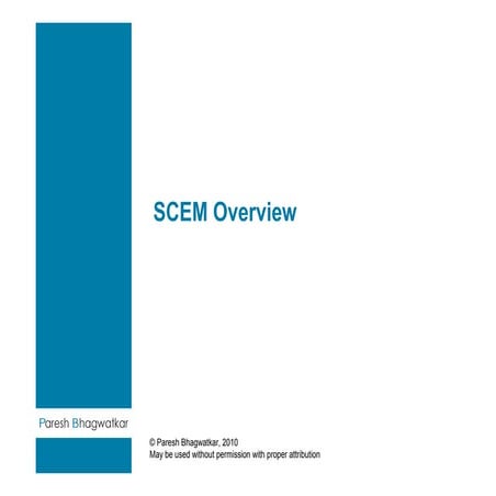 Scem Overview   - PDF - Paresh Bhagwatkar