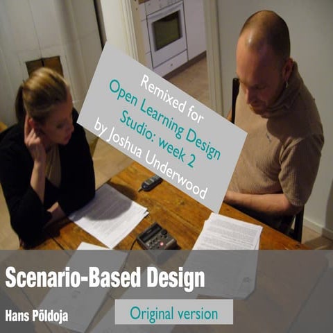 Scenario based contextual learning design