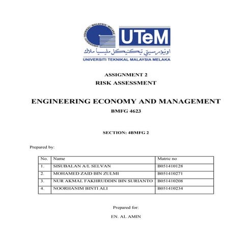 Risk Management - Food Truck