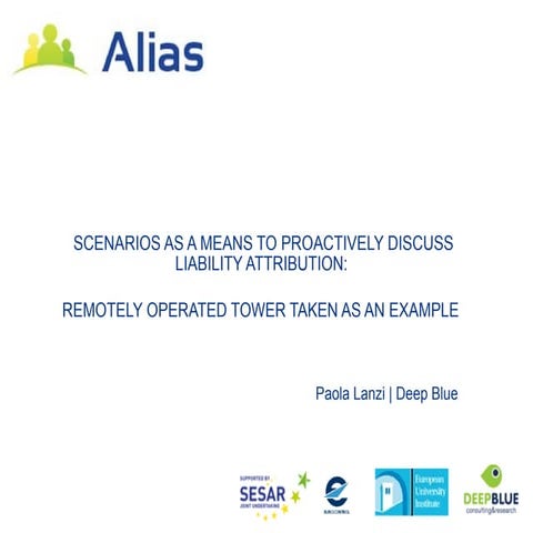 Scenarios to identify liability aspects