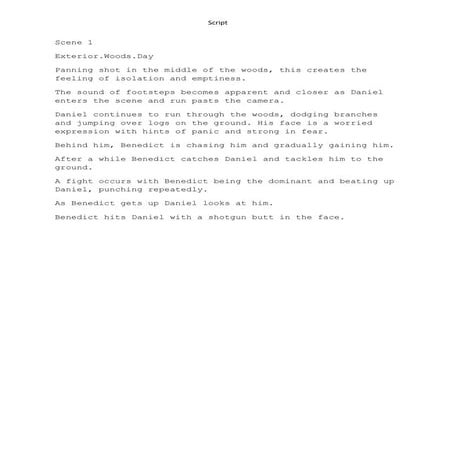 Scene 1 script | DOCX