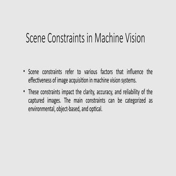 Scene Constraints in Machine Vision.pptx