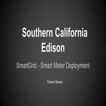 SCE Smart Meter Deployment