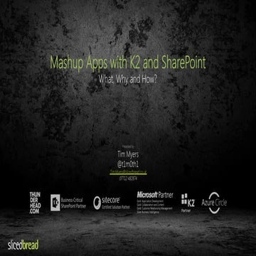 Slicedbread - Driving SharePoint Adoption and ROI with Apps and Mashups