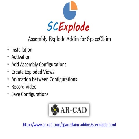 SCExplode: SpaceClaim Addin to Explode Assemblies