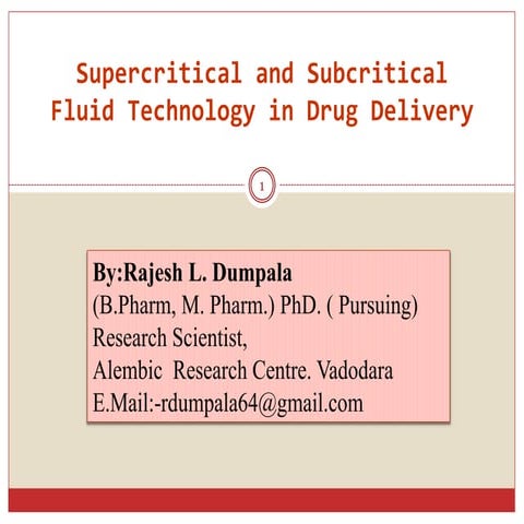 supercritical fluid  technology