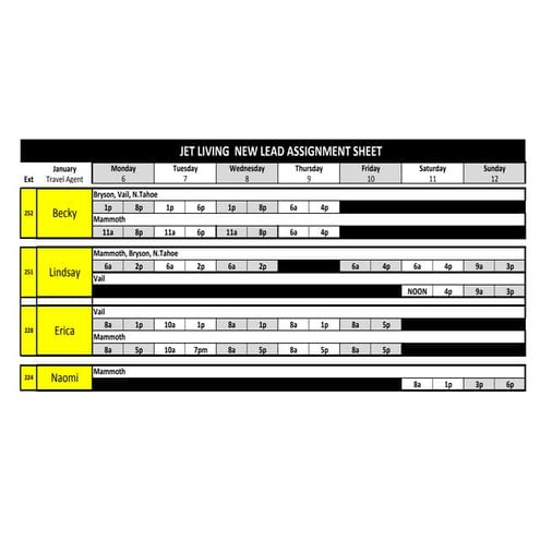 Lead schedule 6.30.14