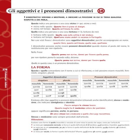 Scheda18 gli aggettiviei_pronomidimostrativi