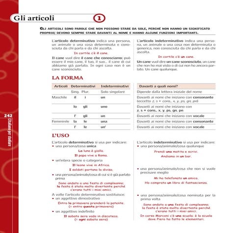 Scheda1 gli articoli