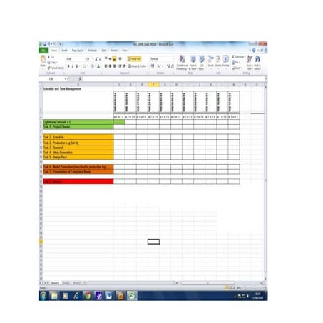 Schedule for 3D Animation | DOCX