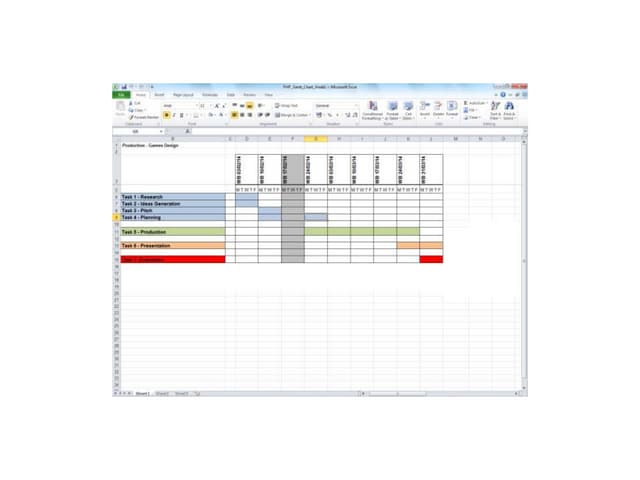 Schedule presentation7568