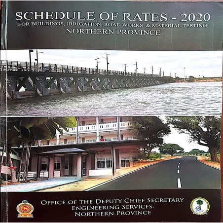 Schedule of Rates - 2020 All Department