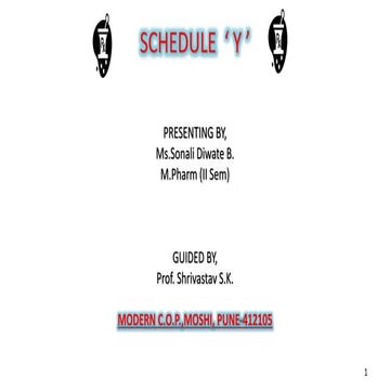 Schedule  ‘ Y ’
