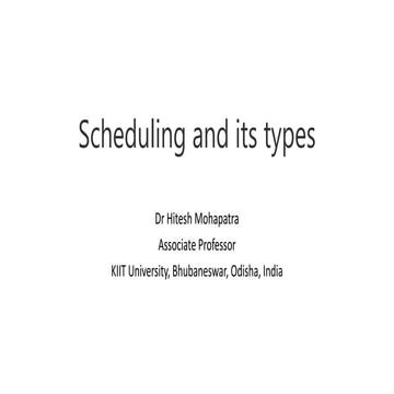 Scheduling in Cloud Computing | PPTX image.