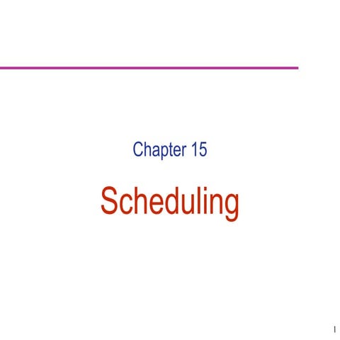 scheduling and sequencing PPT for Engineering