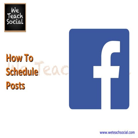 How To Schedule Posts On Facebook - Facebook v PostPlanner