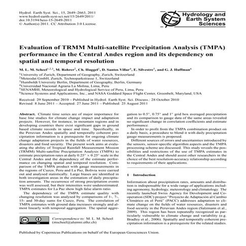 Scheel et al_2011_trmm_andes