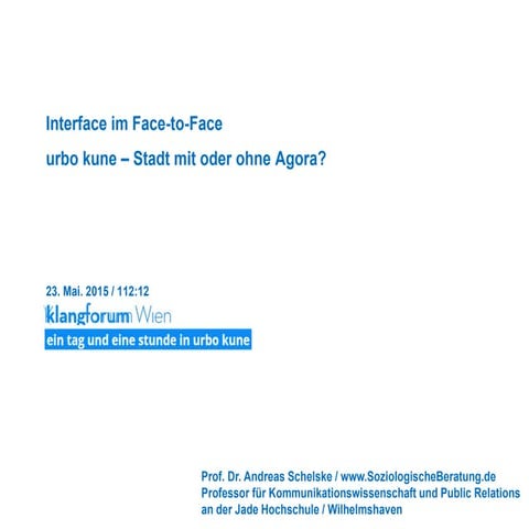 Schelske interface im face to-face-20052015_wien