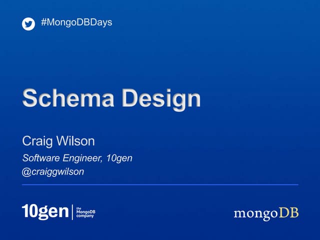 Schema Design