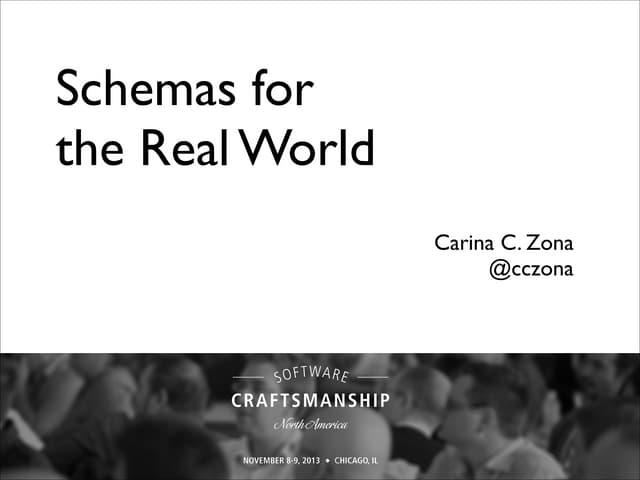 Schemas for the Real World [Softwar...
