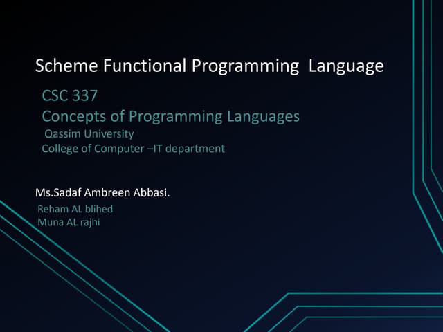 Scheme Programming Language