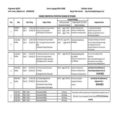 Scheme of studies pdf
