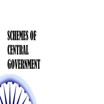 Government Schemes of India | PPTX