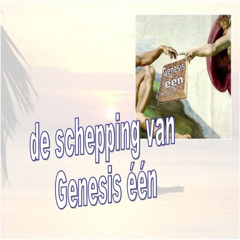 Schepping Genesis 1 | PPT
