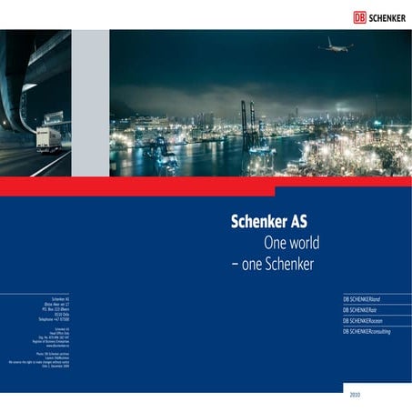 Schenker AS productinformation