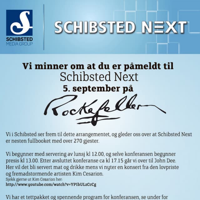 190905 Schibsted next - program 