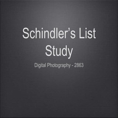 Schindler's list