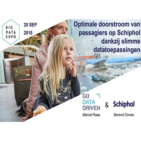 Schiphol - Optimale doorstroom van passagiers op Schiphol dankzij slimme data...