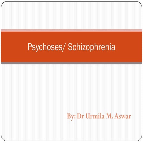 Pathophysiology of Schizophrenia 