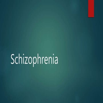 Schizophrenia :)