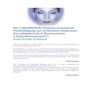 Schlafaehnliche Zustand